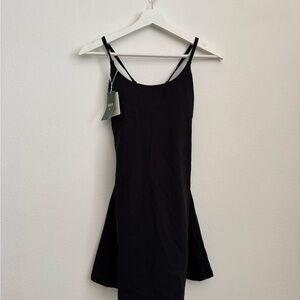 HALARA Black Softlyzero Plush Athletic Dress